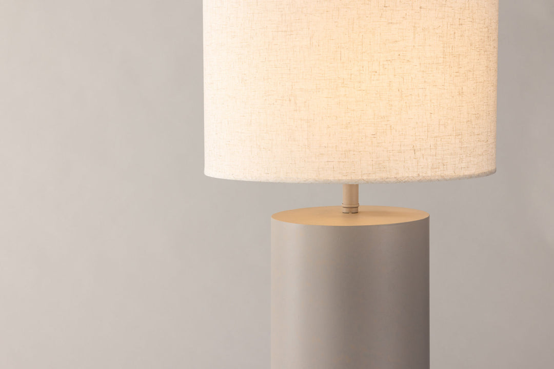 Vind Umeå x Josefin Lustig - Floor Lamp  - Grey / Grey Linen fabric