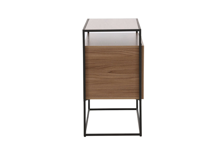 Venture Home Kingsport Storage - Black / Walnut MDF