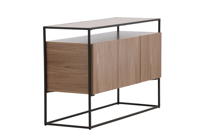 Venture Home Kingsport Storage - Black / Walnut MDF