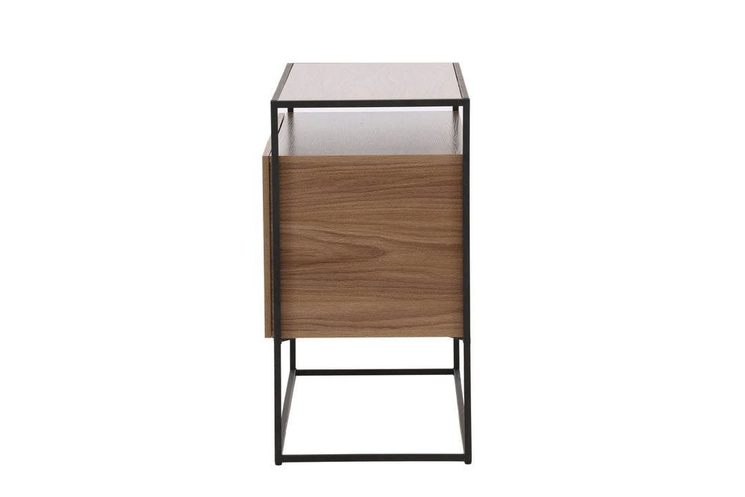 Venture Home Kingsport Storage - Black / Walnut MDF