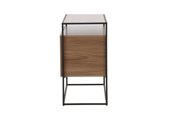 Venture Home Kingsport Storage - Black / Walnut MDF