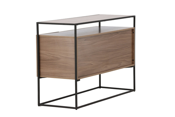 Venture Home Kingsport Storage - Black / Walnut MDF
