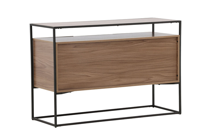 Venture Home Kingsport Storage - Black / Walnut MDF