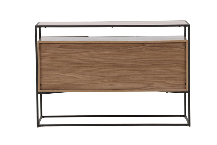 Venture Home Kingsport Storage - Black / Walnut MDF
