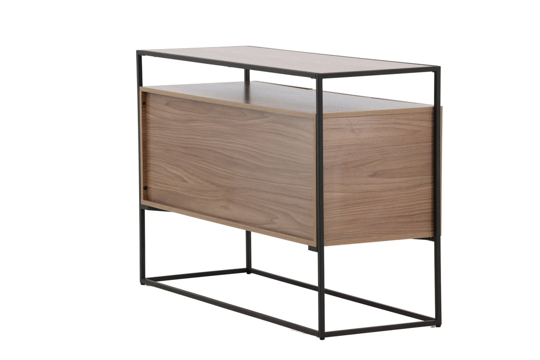 Venture Home Kingsport Storage - Black / Walnut MDF