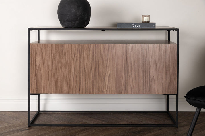 Venture Home Kingsport Storage - Black / Walnut MDF