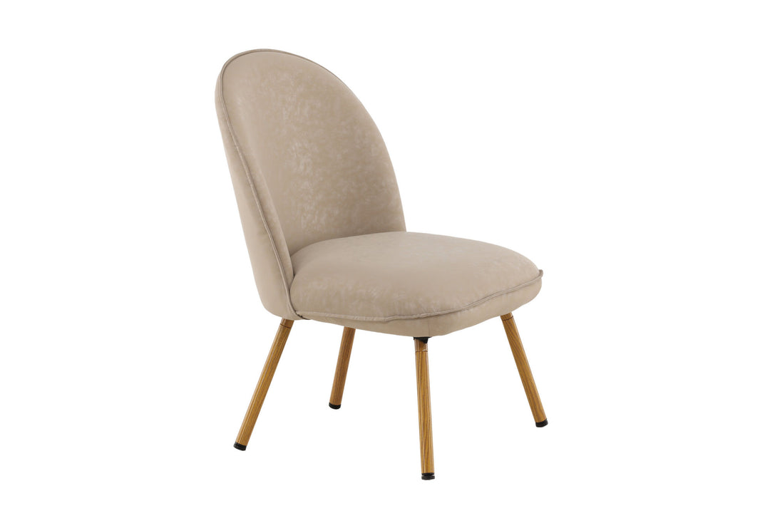 Venture Home Polar Single Sofa - Oaklook / Beige PU