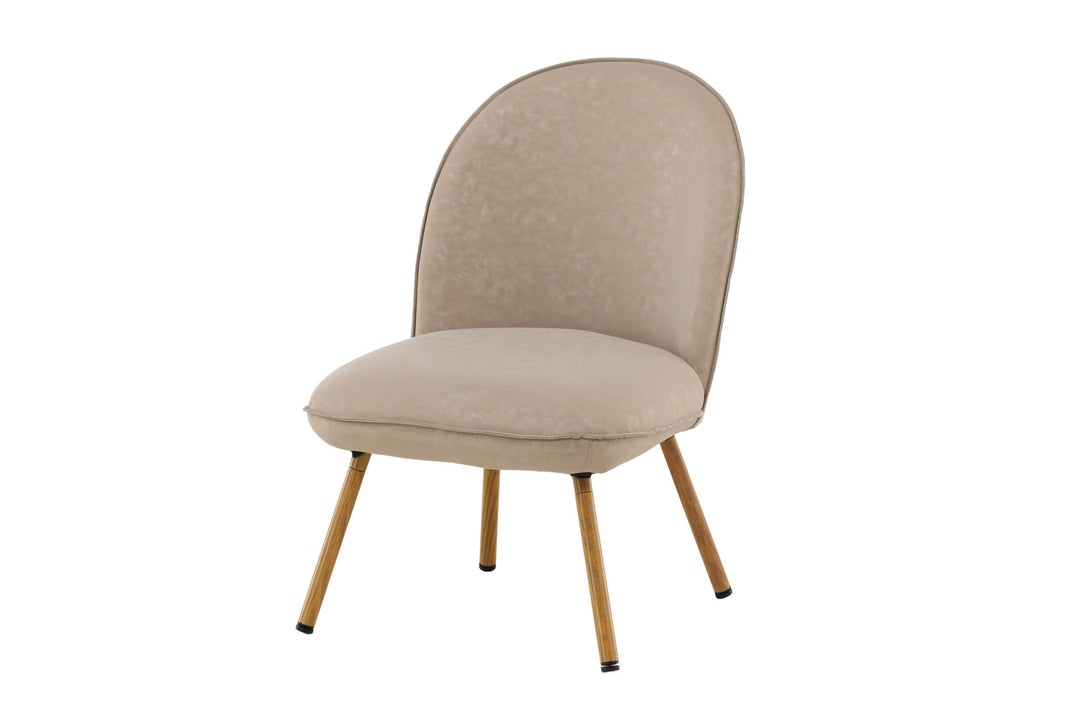 Venture Home Polar Single Sofa - Oaklook / Beige PU