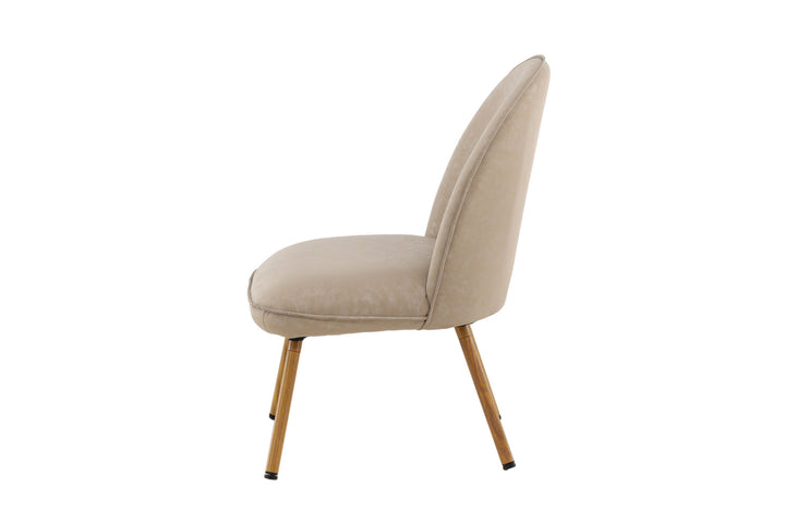 Venture Home Polar Single Sofa - Oaklook / Beige PU