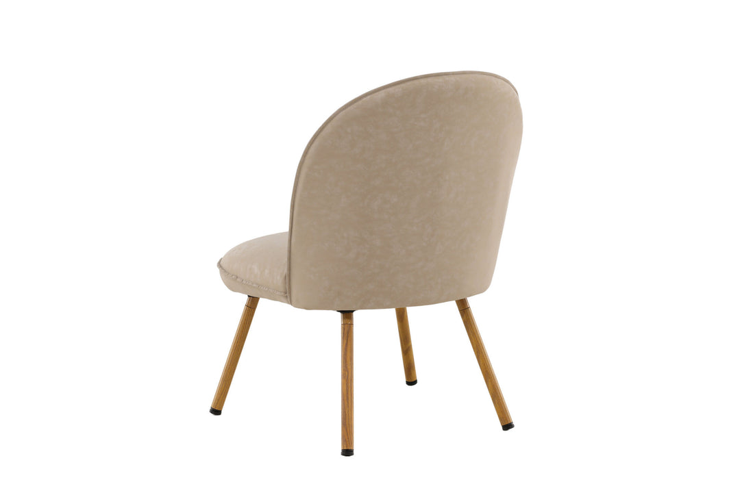 Venture Home Polar Single Sofa - Oaklook / Beige PU