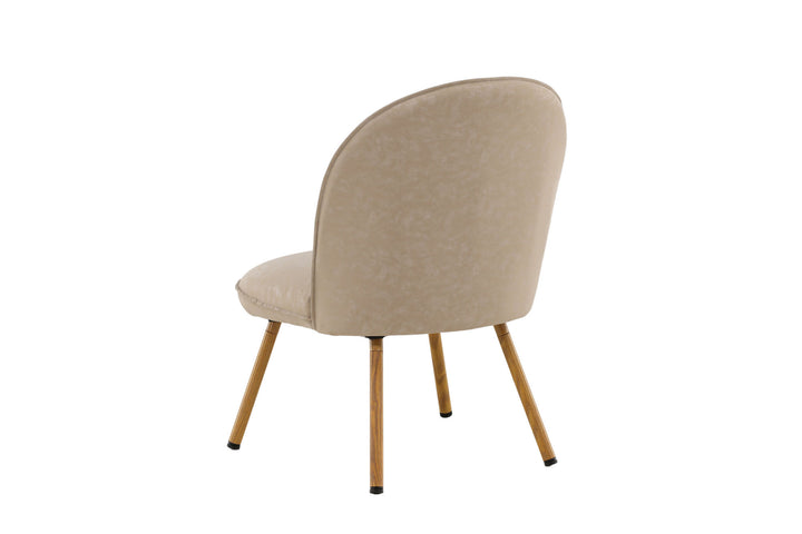 Venture Home Polar Single Sofa - Oaklook / Beige PU