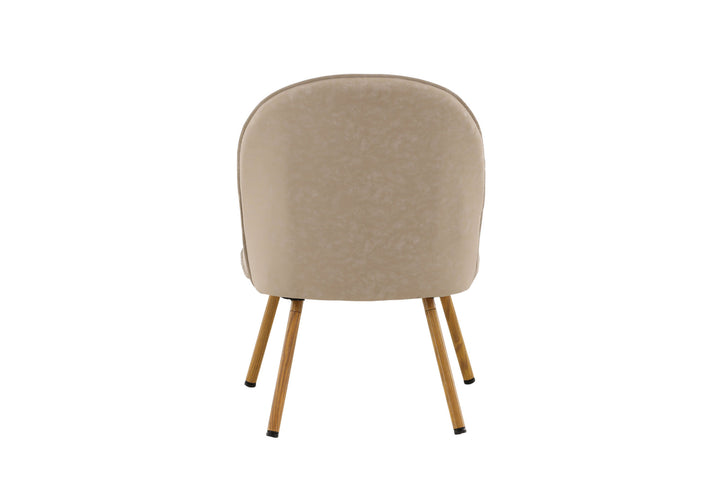Venture Home Polar Single Sofa - Oaklook / Beige PU