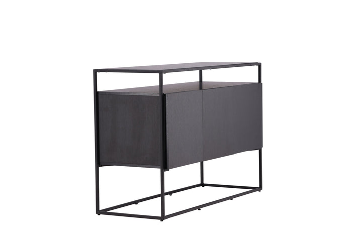 Venture Home Kingsport Storage - Black / Smoked Black MDF