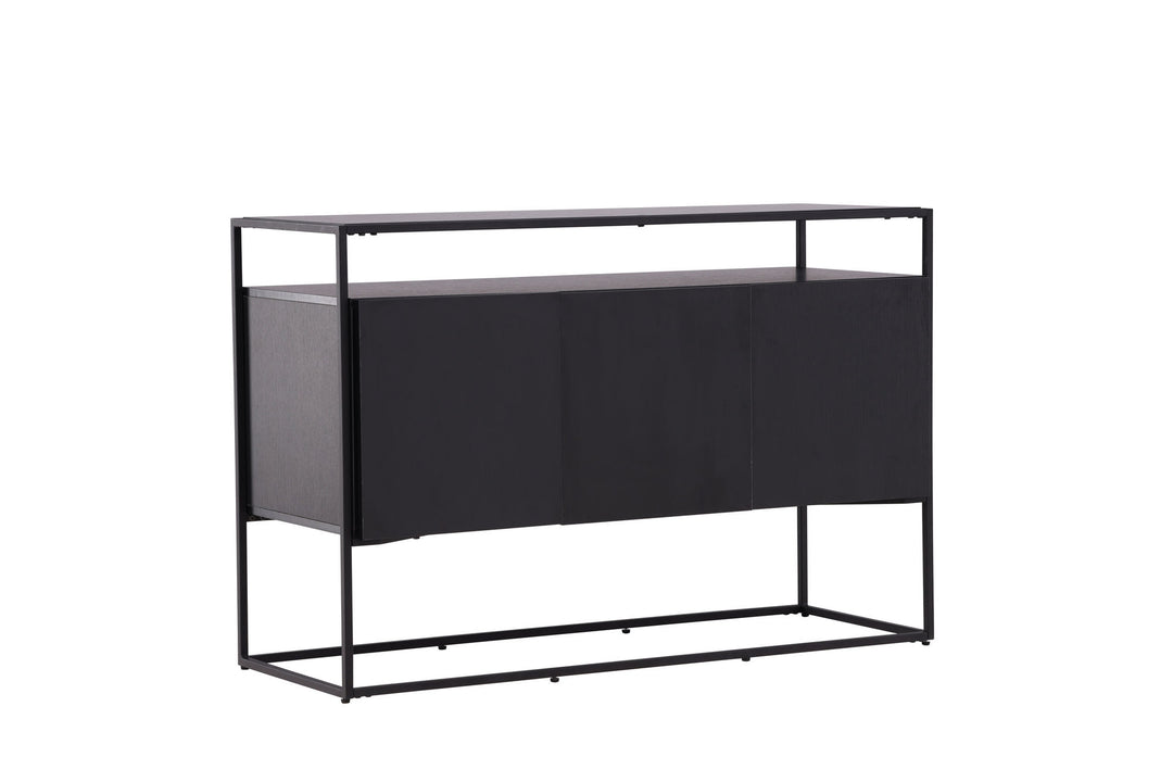 Venture Home Kingsport Storage - Black / Smoked Black MDF