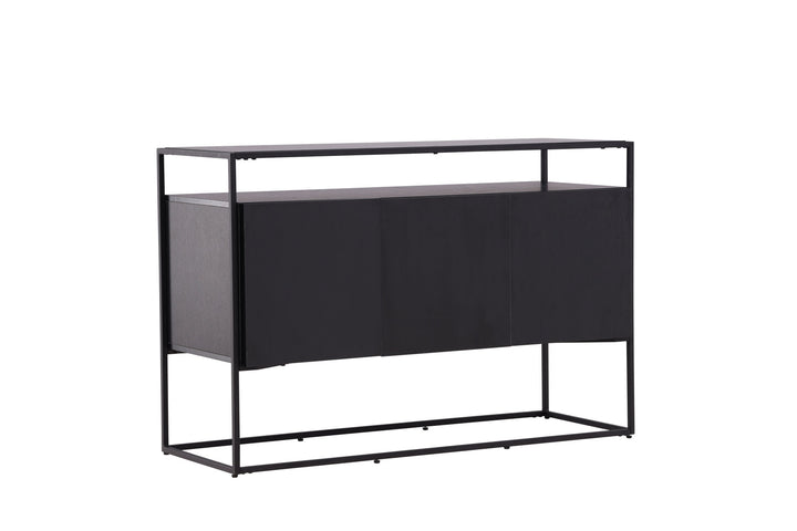 Venture Home Kingsport Storage - Black / Smoked Black MDF