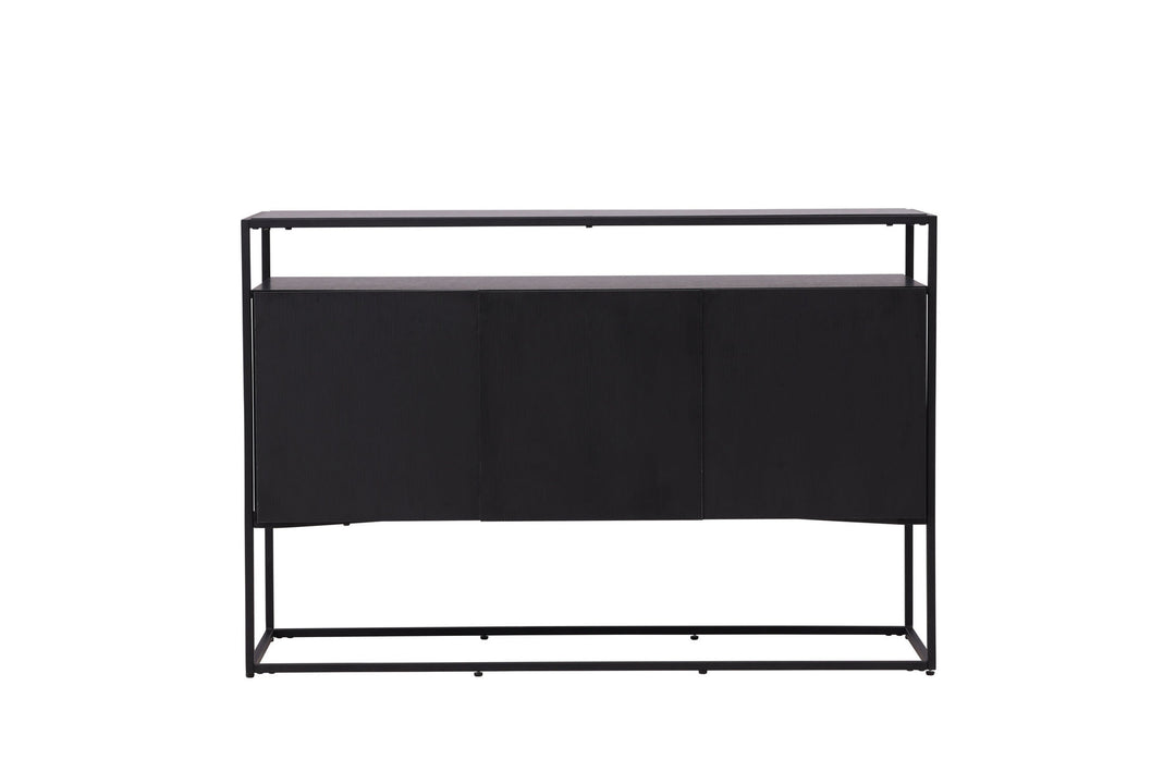 Venture Home Kingsport Storage - Black / Smoked Black MDF