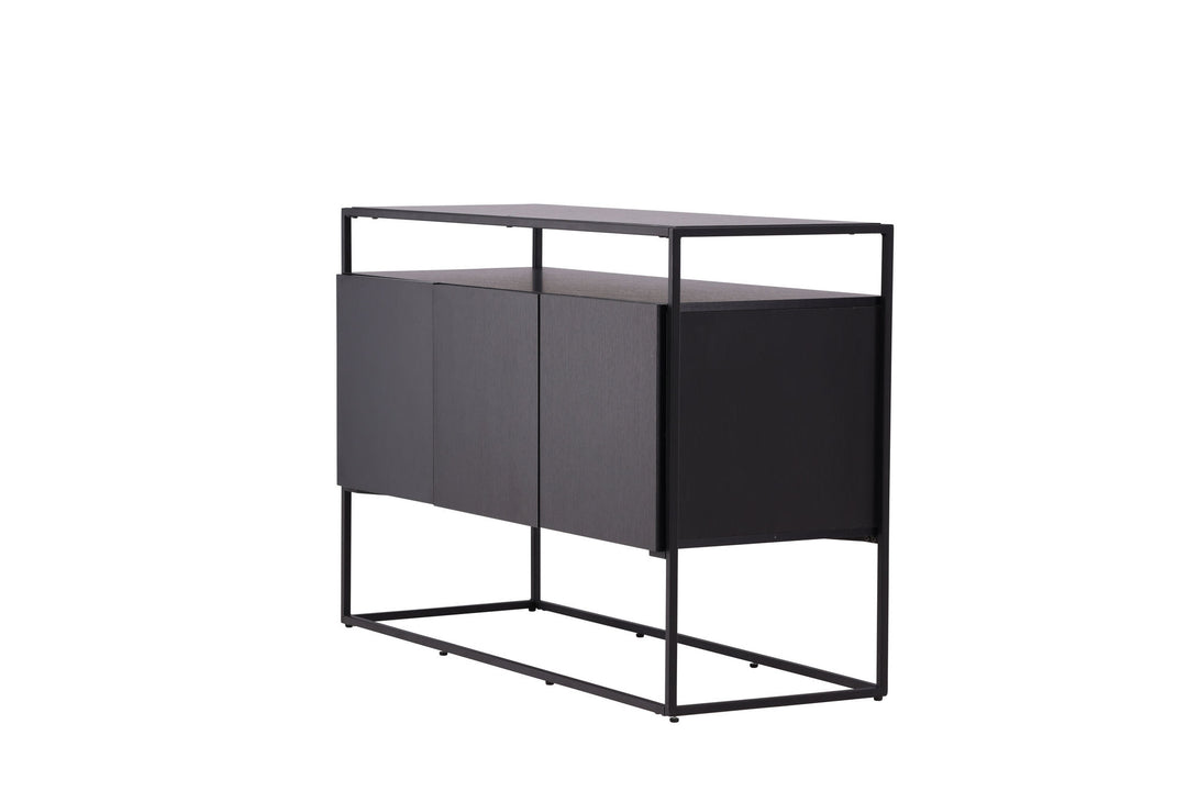 Venture Home Kingsport Storage - Black / Smoked Black MDF