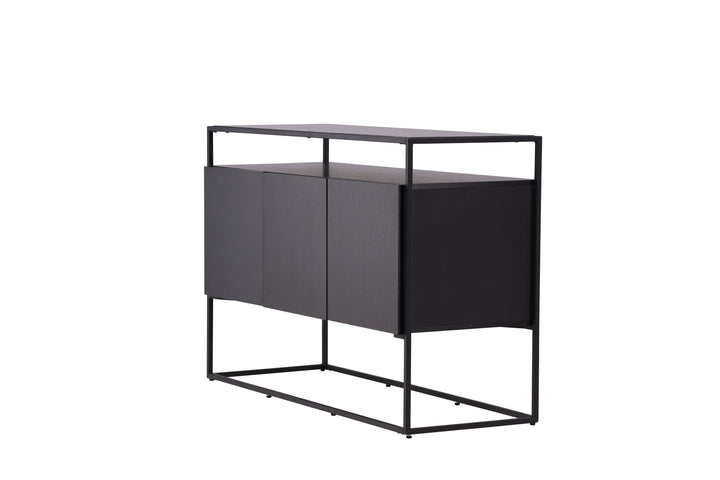 Venture Home Kingsport Storage - Black / Smoked Black MDF