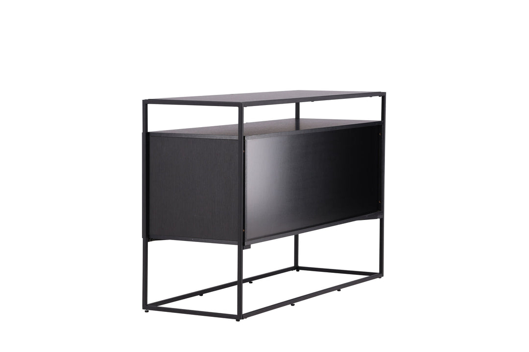 Venture Home Kingsport Storage - Black / Smoked Black MDF