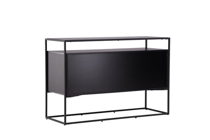Venture Home Kingsport Storage - Black / Smoked Black MDF