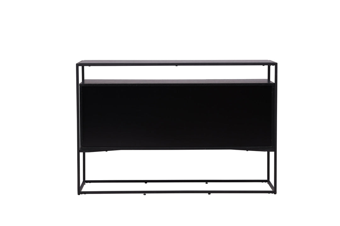 Venture Home Kingsport Storage - Black / Smoked Black MDF