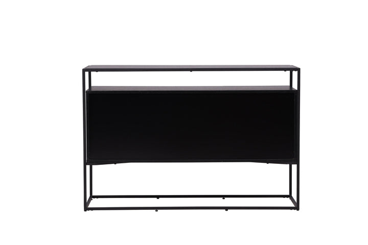 Venture Home Kingsport Storage - Black / Smoked Black MDF