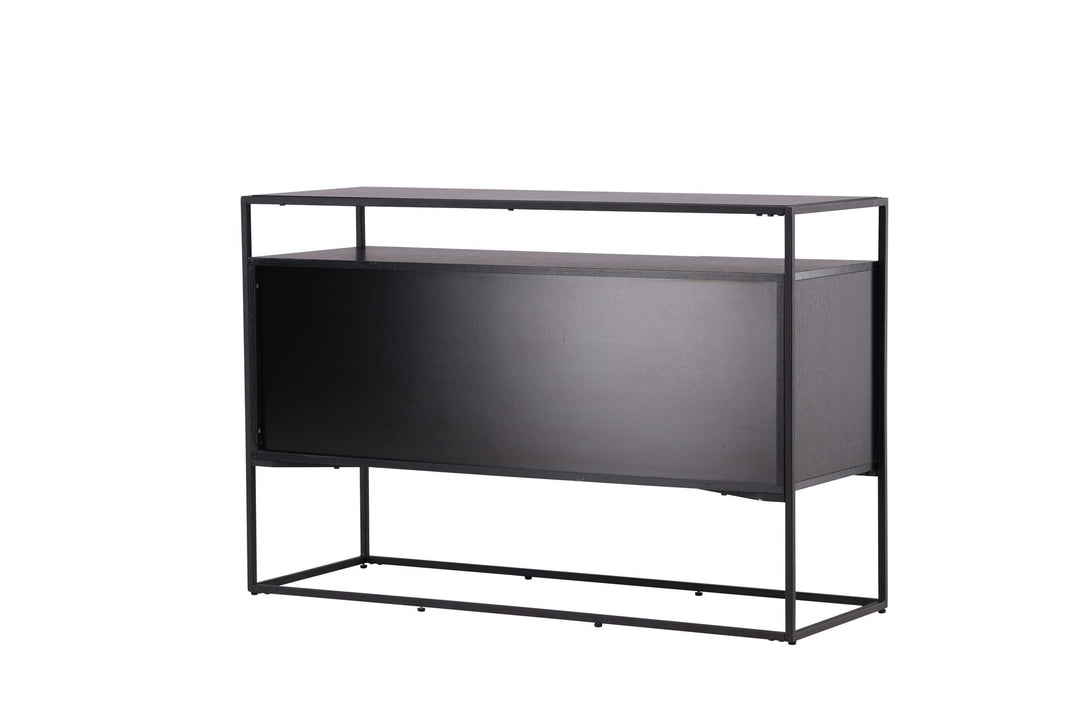 Venture Home Kingsport Storage - Black / Smoked Black MDF
