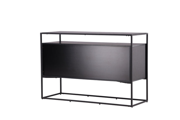 Venture Home Kingsport Storage - Black / Smoked Black MDF