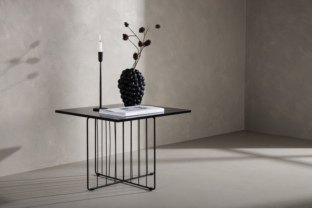 Venture Home Dayton Sofa Table - Black / Black MDF
