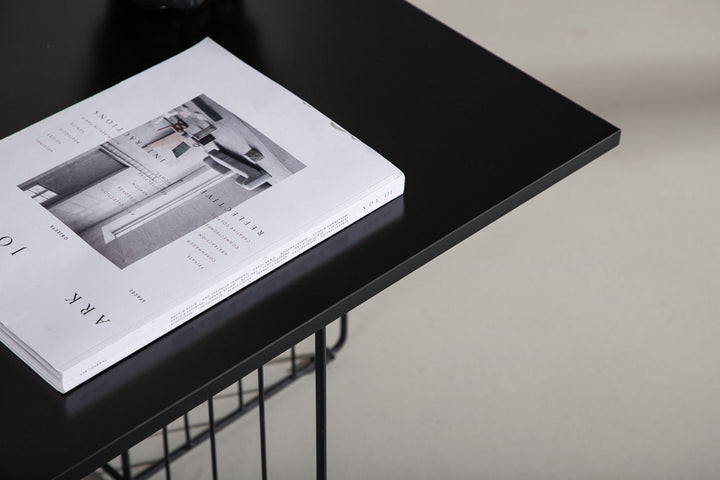 Venture Home Dayton Sofa Table - Black / Black MDF