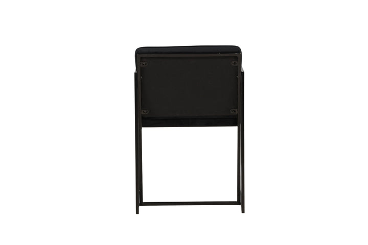 Venture Home Richmond Dining Chair 2-pack - Black / Black Velvet