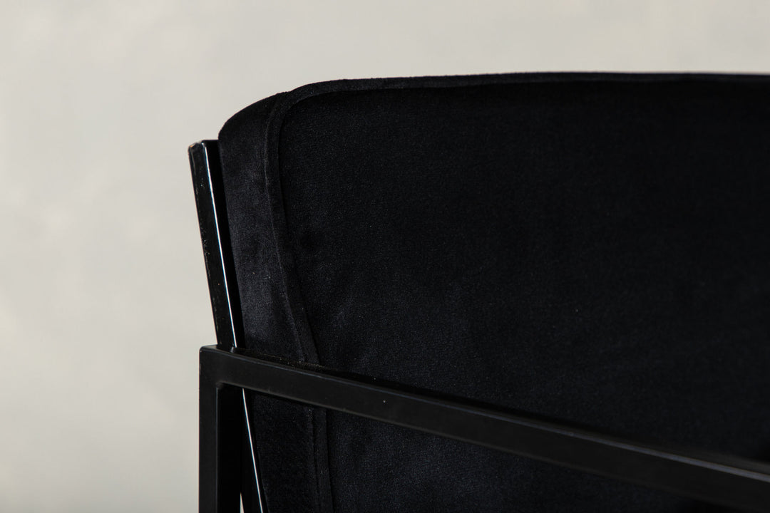 Venture Home Richmond Dining Chair 2-pack - Black / Black Velvet