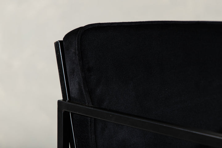 Venture Home Richmond Dining Chair 2-pack - Black / Black Velvet