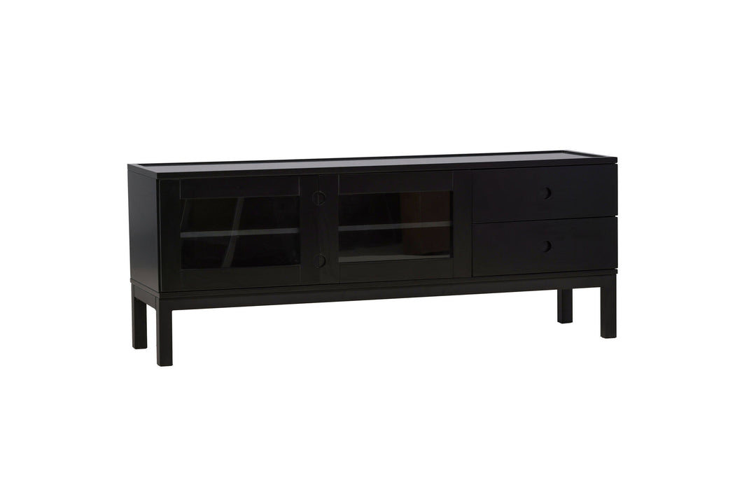 Venture Home Alcoa Storage - Black / Matte Black MDF