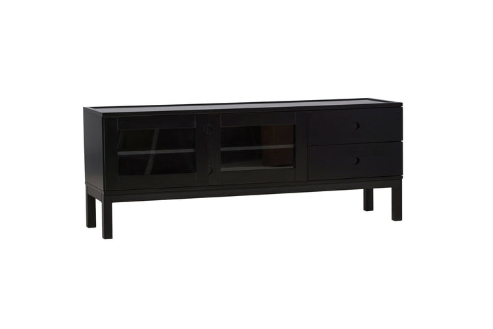 Venture Home Alcoa Storage - Black / Matte Black MDF