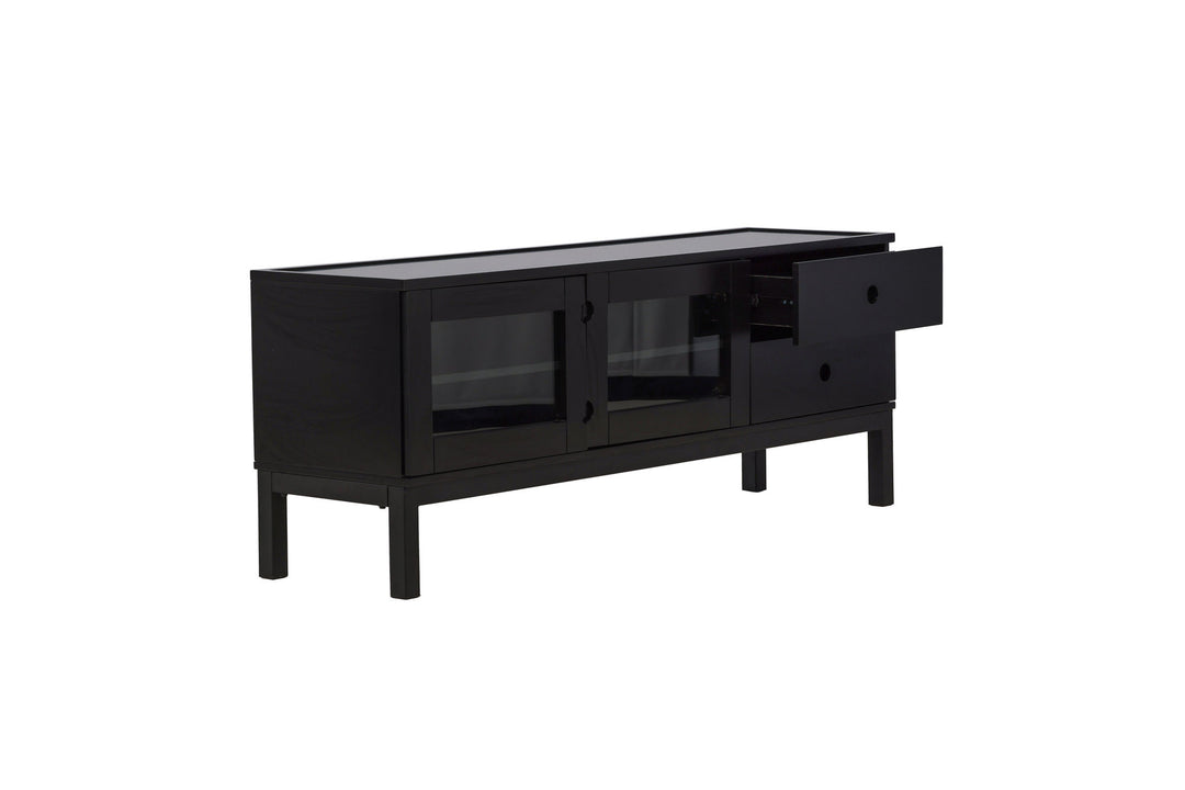 Venture Home Alcoa Storage - Black / Matte Black MDF