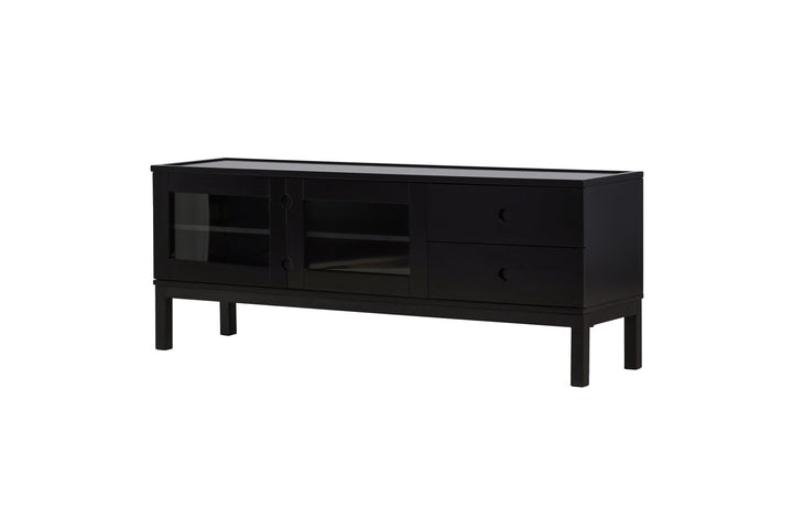 Venture Home Alcoa Storage - Black / Matte Black MDF