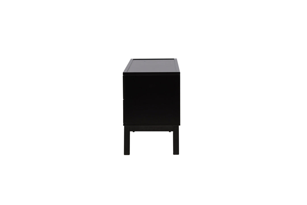 Venture Home Alcoa Storage - Black / Matte Black MDF