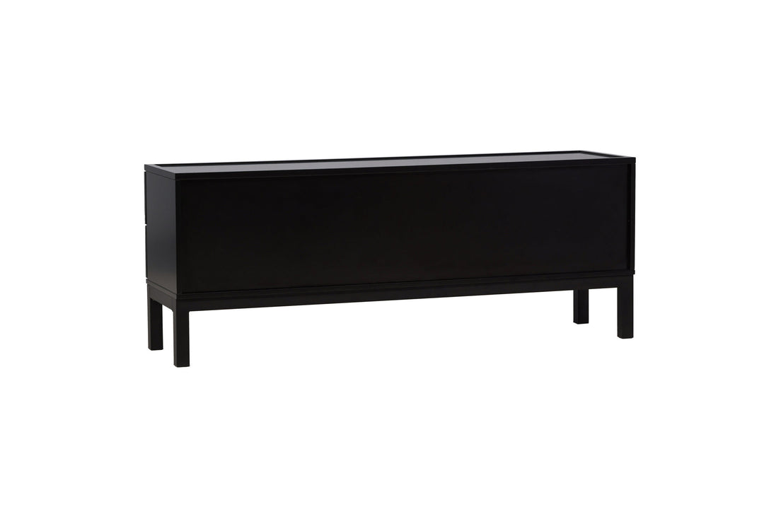 Venture Home Alcoa Storage - Black / Matte Black MDF