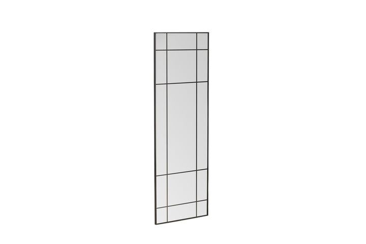 Venture Home Lake Large Mirror - Matte black / Clear Mirror glass