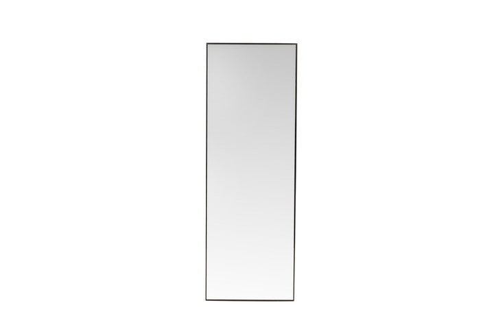 Venture Home Dalton Mirror - Matte black / Clear Mirror glass