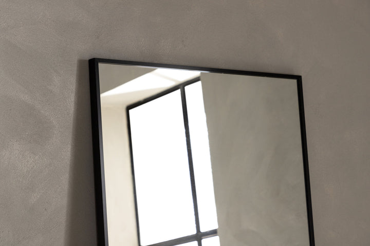 Venture Home Dalton Mirror - Matte black / Clear Mirror glass