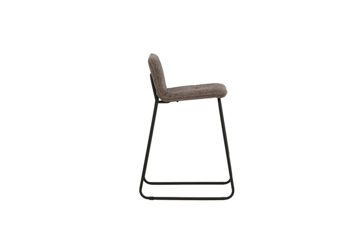 Venture Home Bisbee Bar Chair 2-pack - Black / Dark Grey Microfiber