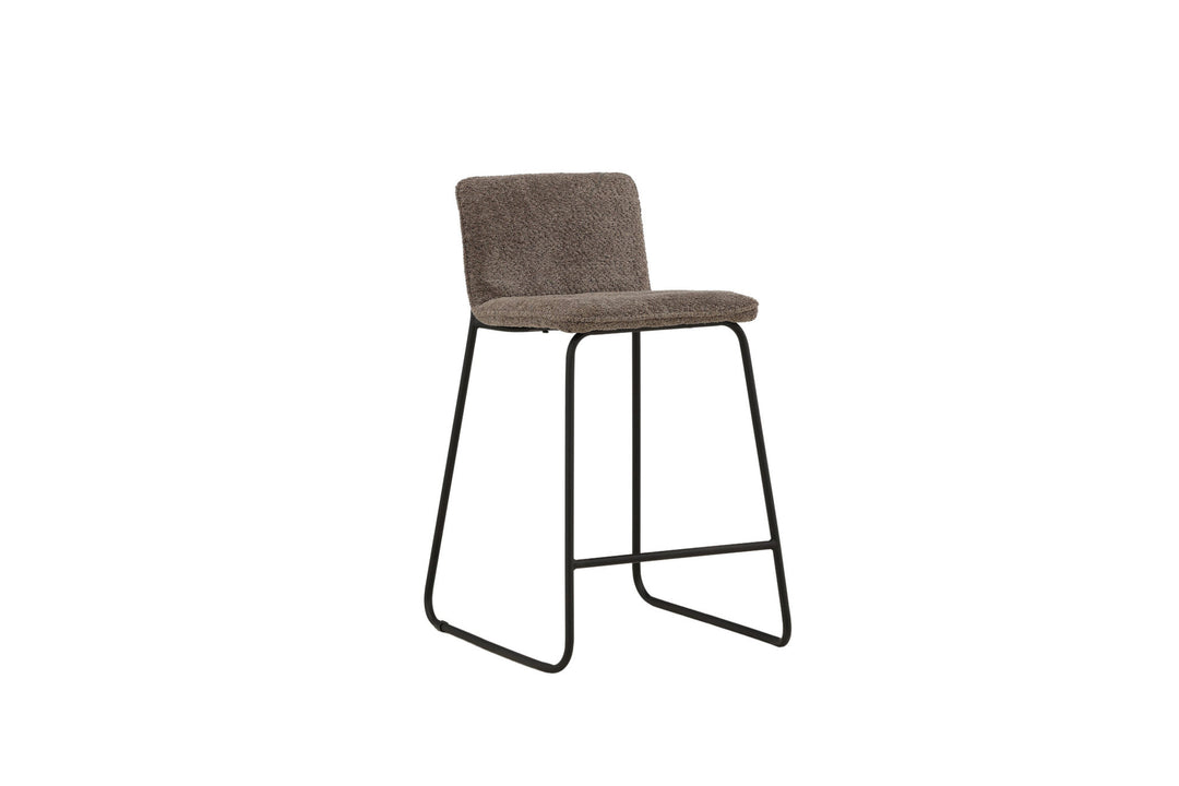 Venture Home Bisbee Bar Chair 2-pack - Black / Dark Grey Microfiber