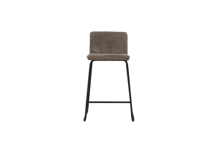Venture Home Bisbee Bar Chair 2-pack - Black / Dark Grey Microfiber
