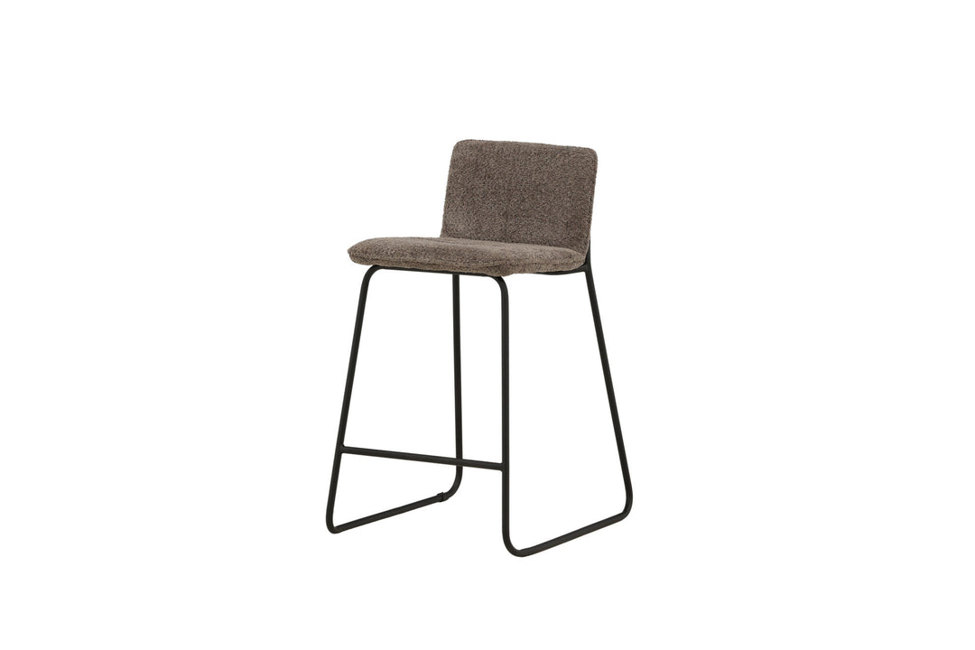 Venture Home Bisbee Bar Chair 2-pack - Black / Dark Grey Microfiber