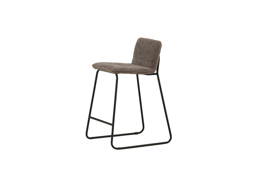 Venture Home Bisbee Bar Chair 2-pack - Black / Dark Grey Microfiber