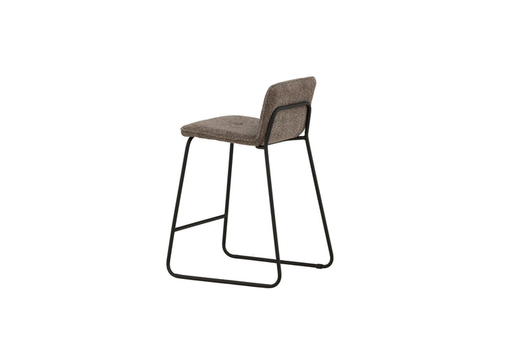 Venture Home Bisbee Bar Chair 2-pack - Black / Dark Grey Microfiber