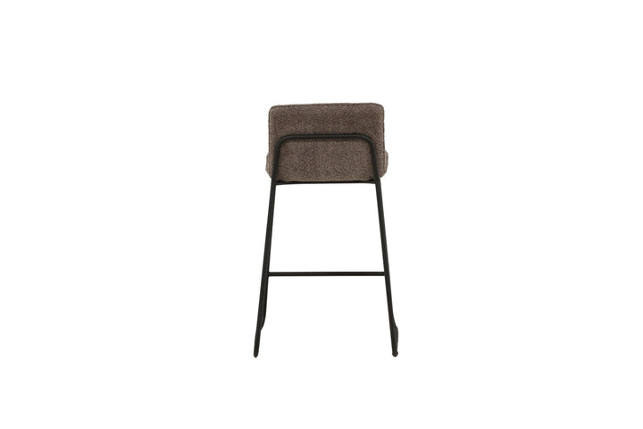 Venture Home Bisbee Bar Chair 2-pack - Black / Dark Grey Microfiber