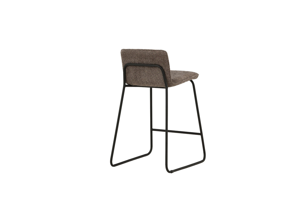 Venture Home Bisbee Bar Chair 2-pack - Black / Dark Grey Microfiber